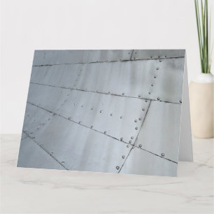 Aluminium Aircraft Skin Abstract   Card