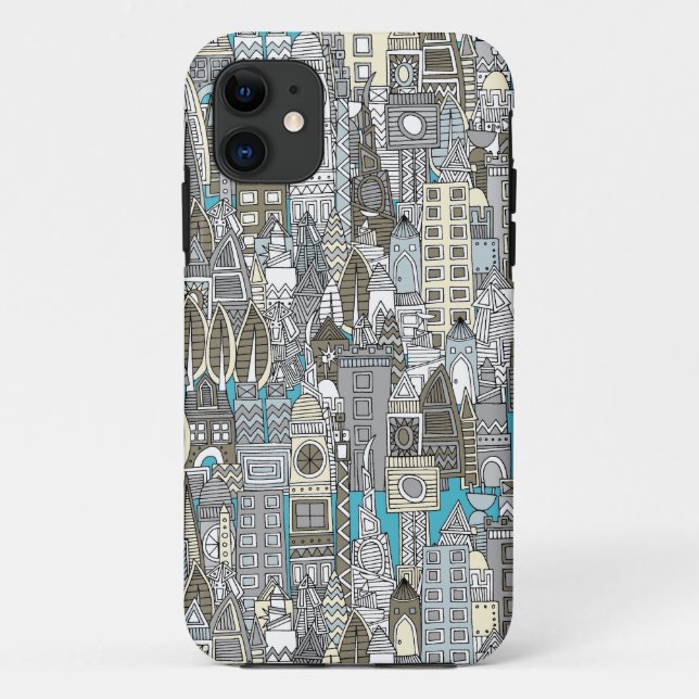 aluminium city Case-Mate iPhone case (Back)