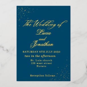 Aluminium Invitation en feuille d'aluminium