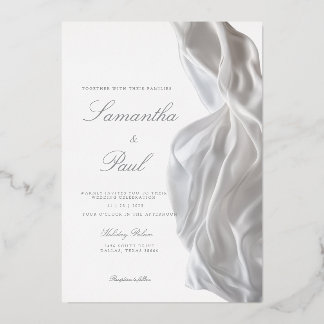 Aluminium Invitation en papier d'aluminium