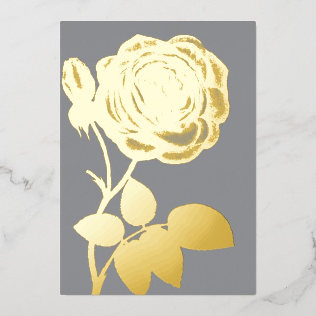 Aluminium Invitation en papier d'aluminium (Recto)