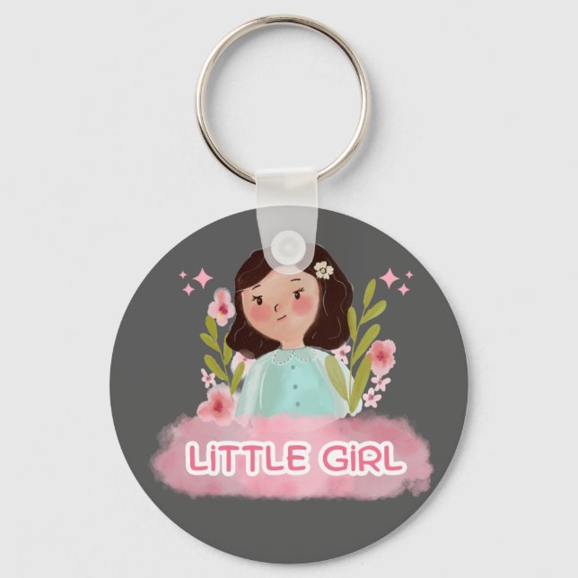 Aluminium Keychain for Girls (Front)