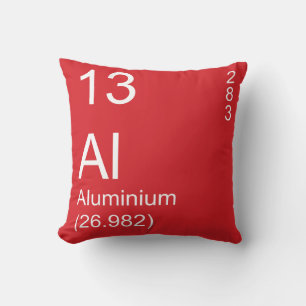 Aluminium Throw Pillow