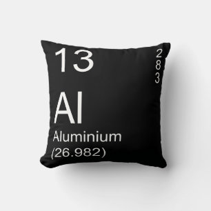 Aluminium Throw Pillow