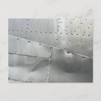 Aluminum Aircraft Skin Postcard