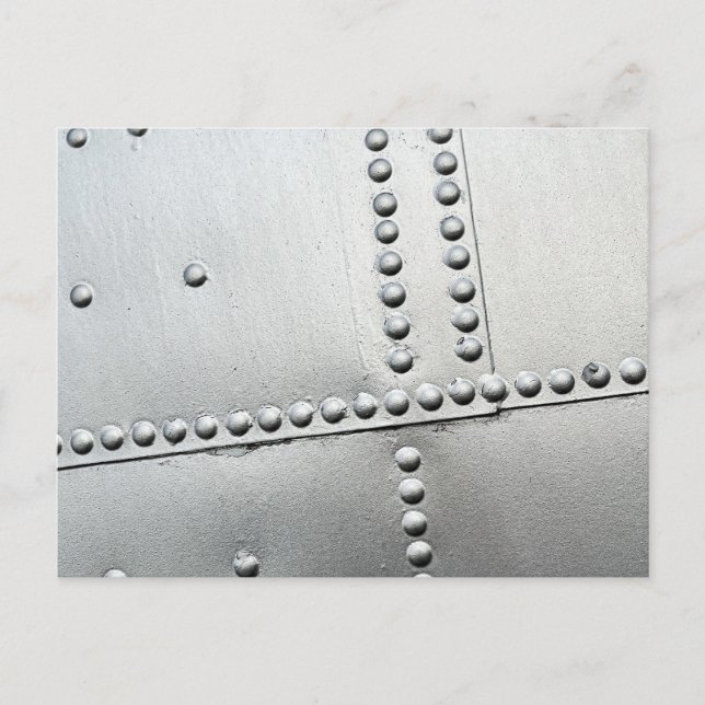 Aluminum Aircraft Skin Vintage Postcard (Front)