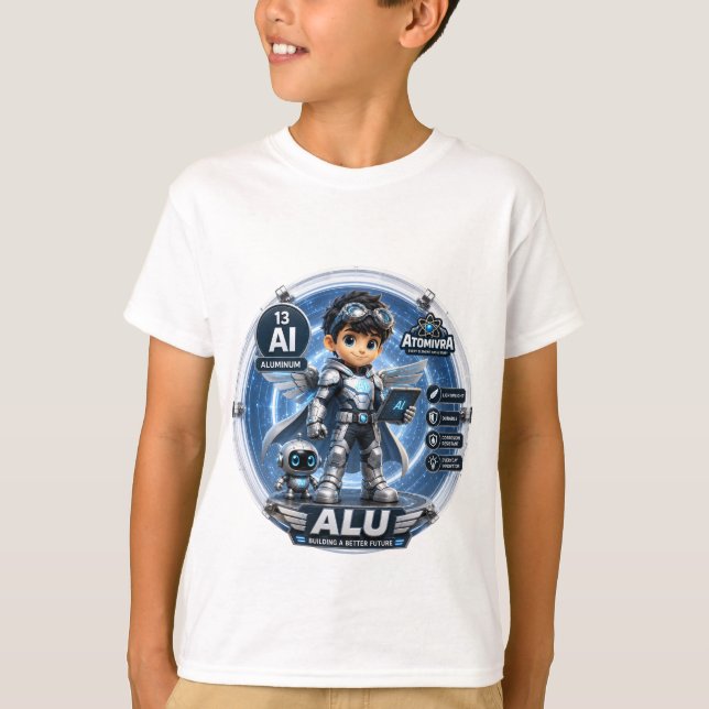 Aluminum  ATOMIVRA T-Shirt (Front)