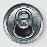 Aluminum Can Top Wall Clock