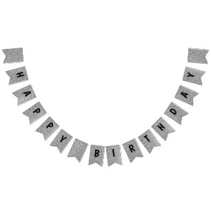 aluminum diamond plating for birthday bunting flags