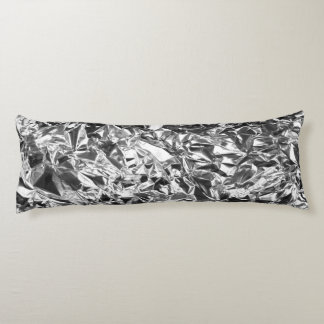 Aluminum Foil Design Silver Colour Body Pillow
