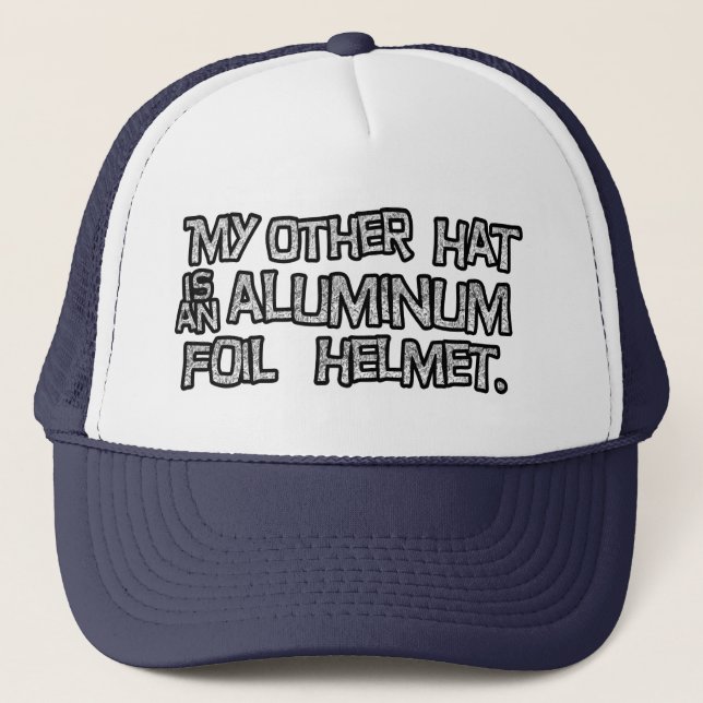 Aluminum Foil Helmet Hat (Front)