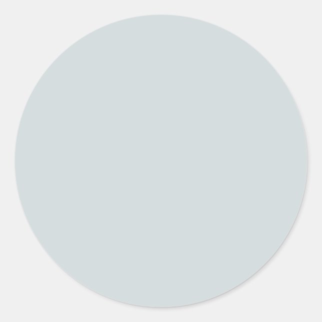 Aluminum Foil Solid Colour Classic Round Sticker (Front)