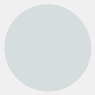 Aluminum Foil Solid Colour Classic Round Sticker