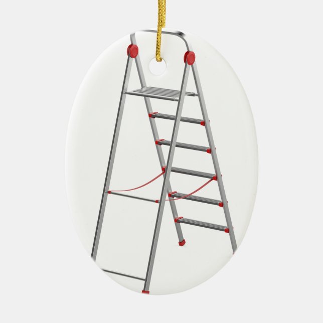 Aluminum ladder ceramic ornament (Front)