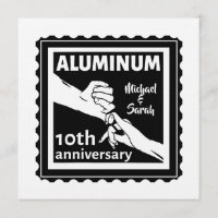 ALUMINUM traditional 10th wedding anniversary gift