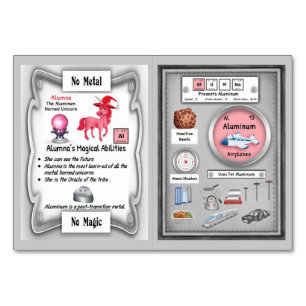 Alumna-Aluminum Horn Unicorn Trading Card