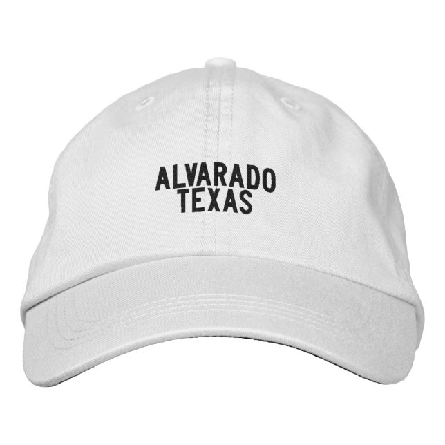 Alvarado TEXAS Hat (Front)