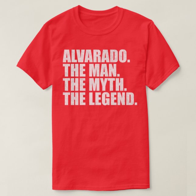 AlvaradoAlvarado Family name Alvarado last Name Al T-Shirt (Design Front)