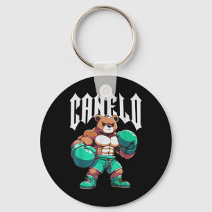 Alvarez Mexicano Boxing Bear Mexican Pride Patriot Keychain