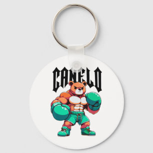 Alvarez Mexicano Boxing Bear Mexican Pride Patriot Keychain