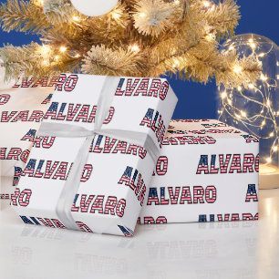 Alvaro First Name USA US Gift Paper