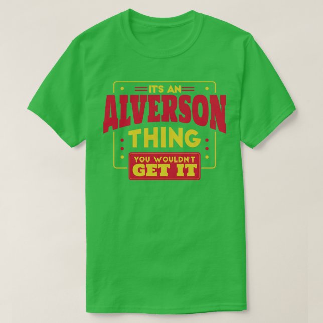 Alverson T-Shirt (Design Front)