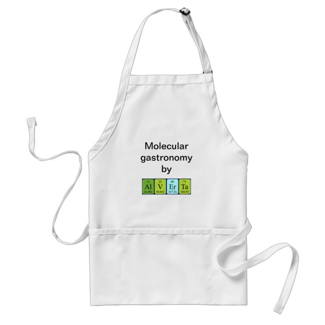 Alverta periodic table name apron (Front)