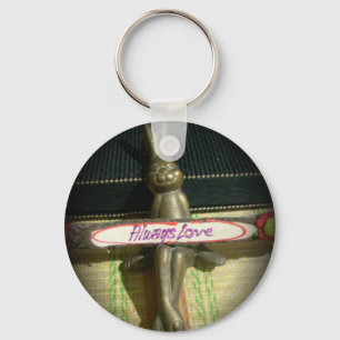 Alwaus Love Hakuna Matata Cute Rabbit style.png Keychain