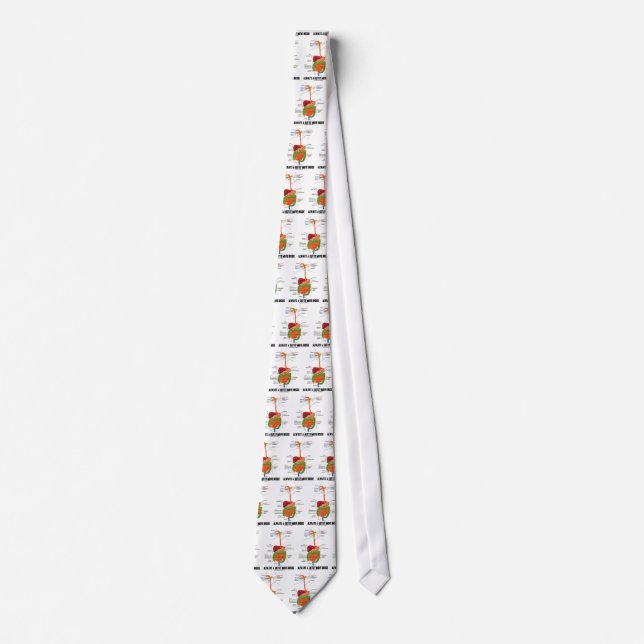 Always A Gutsy Move Inside (Digestive System) Tie (Front)