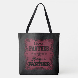 Always a Panther Personalized Tote Bag