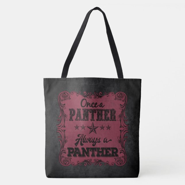 Always a Panther Personalized Tote Bag (Front)