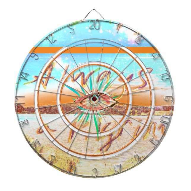 Always A Pilgrim Dartboard (Front)