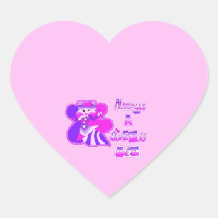 Always a queen bee baby pink Stickers