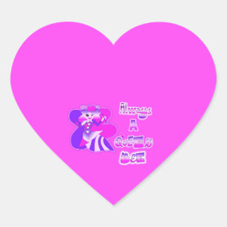 Always a queen bee hot pink Stickers