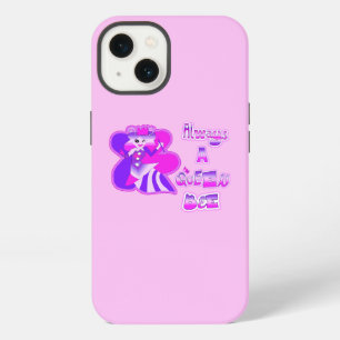 Always a queen bee light pink iPhone 13 case