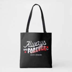 Always and Forever Personalized Tote Bag