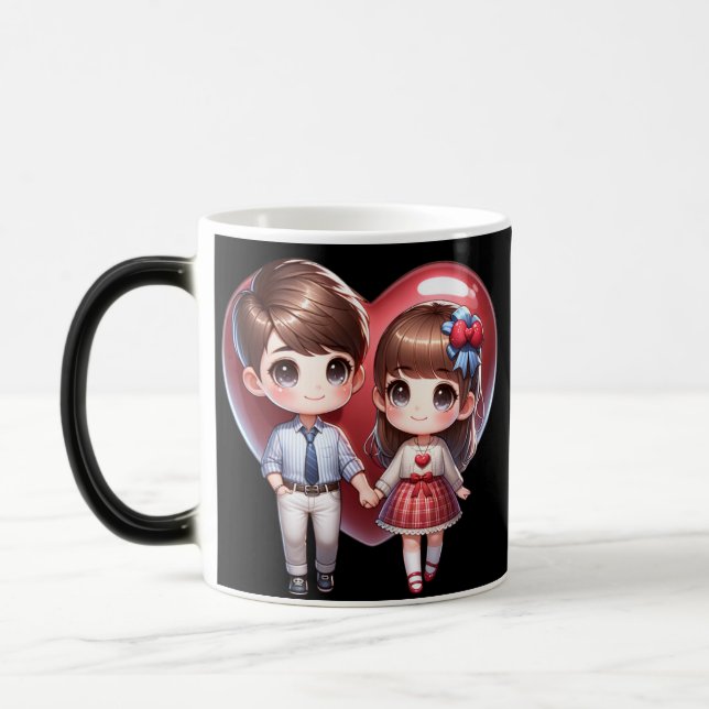 Always and Forever,valentine day Magic Mug (Left)