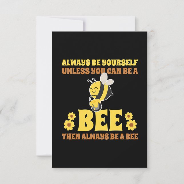 Always Be A Bee Thank You Card (Front)