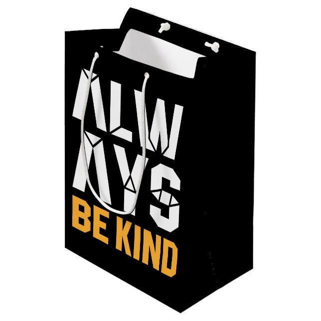 Always Be Kind 2 Medium Gift Bag (Front Angled)