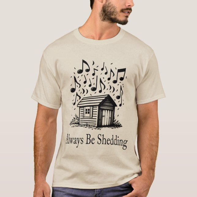 Always Be Shedding Jazz T-Shirt (Front)
