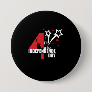 Always Be There July 4th 3 Inch Round Button