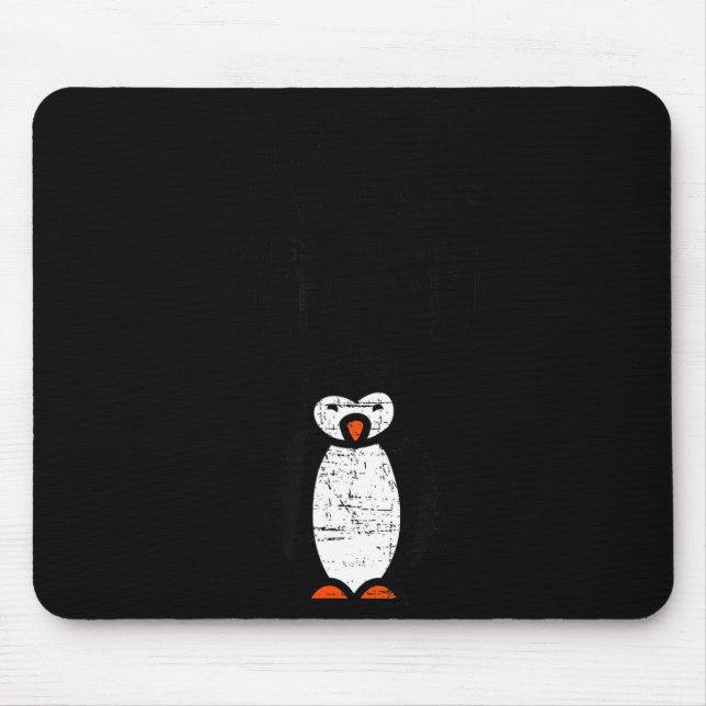 Always Be Yourself Funny Penguin Quote Design  Mouse Pad (Front)