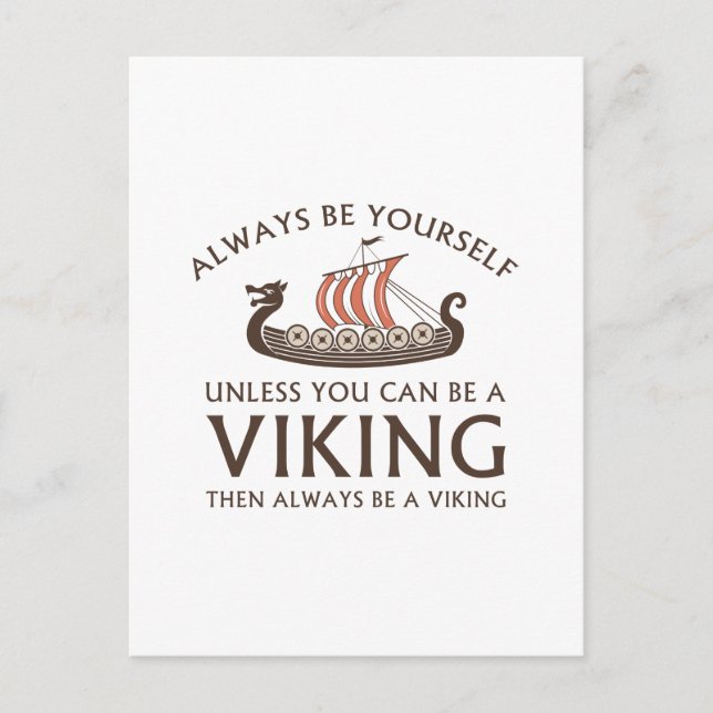 Always Be Yourself Postcard (Front)