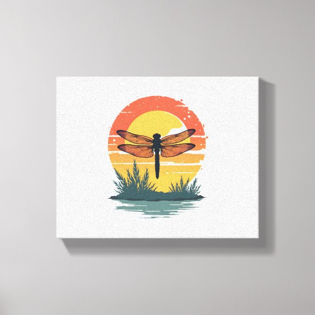 Always Be Yourself Unless You Can Be A Dragonfly Canvas Print (Front)