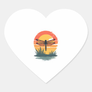 Always Be Yourself Unless You Can Be A Dragonfly Heart Sticker