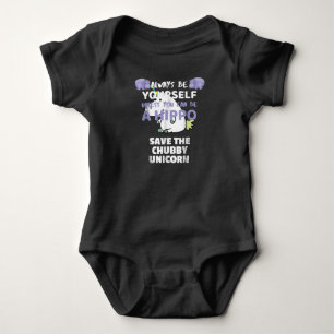 Always Be Yourself Unless You Can Be A Hippo Baby Bodysuit