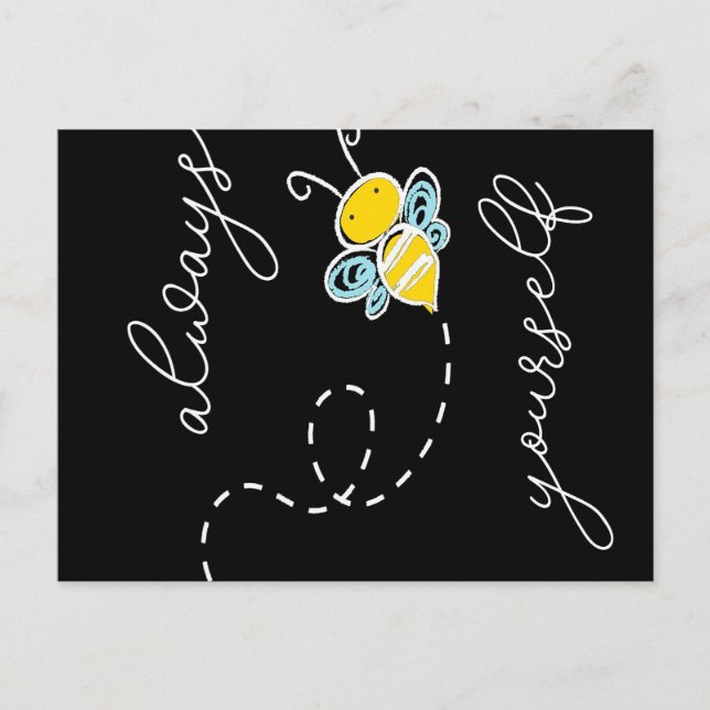 Always Bee Yourself Bee Gifts ,I Love Bee, Beekeep Postcard (Front)