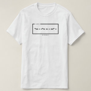 Always Believe in Yourself Morse Code T-Shirt