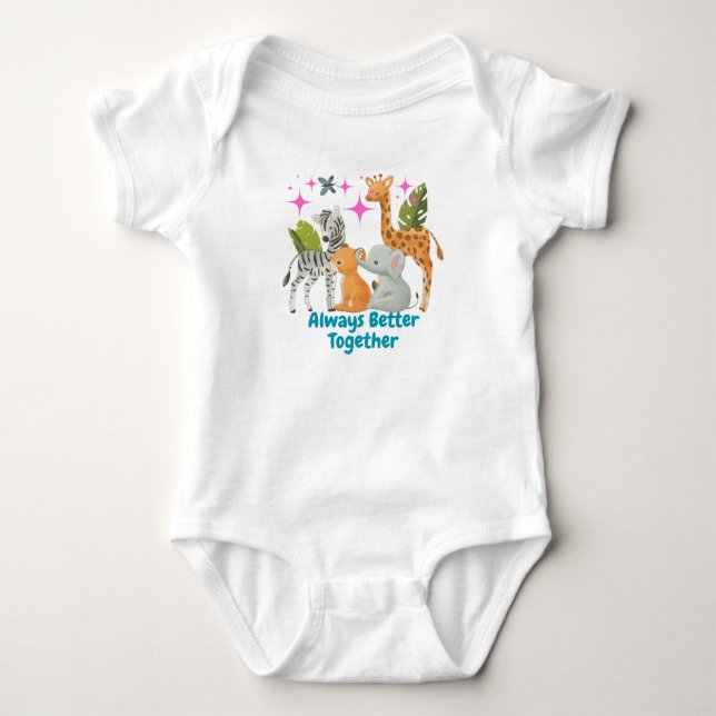 Always Better Together Baby Bodysuit (Front)