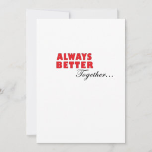 Always Better Together Minimal Aesthetic  Holiday Card